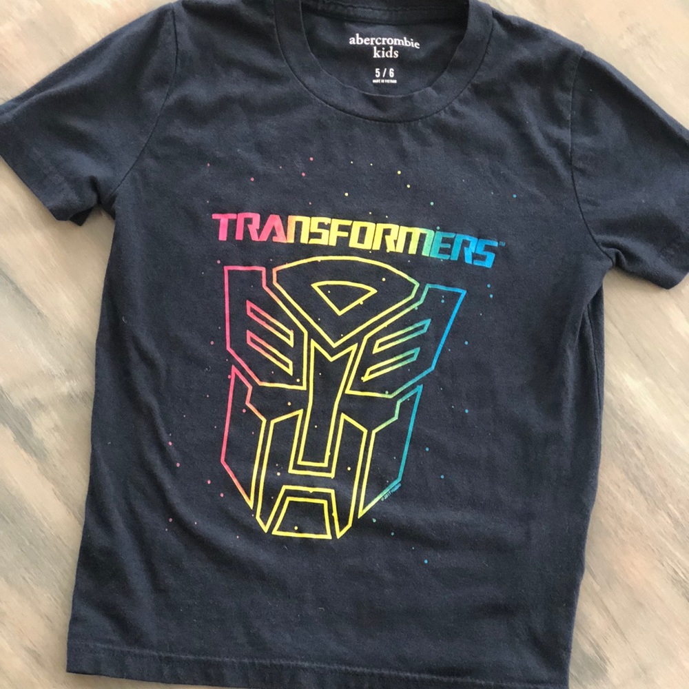 Abercrombie Kids transformers T-shirt size 5/6